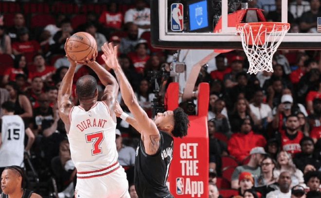 火箭主场失利拱手让出季后赛主场优势 杜兰特里